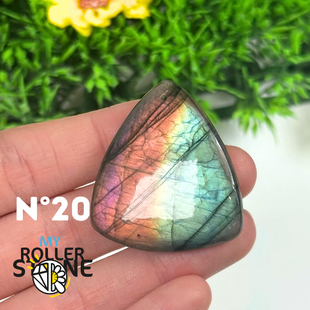 Pendentif Labradorite Multicolore 5A