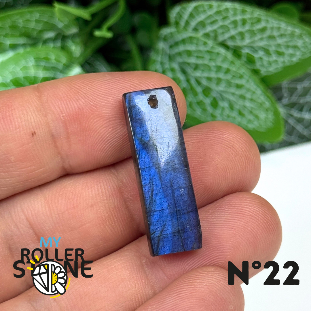 Pendentif Labradorite Blue fire percé 7A
