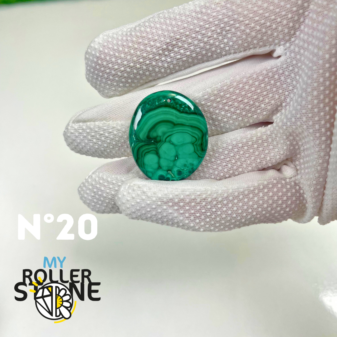 Pendentif Malachite 5A percé