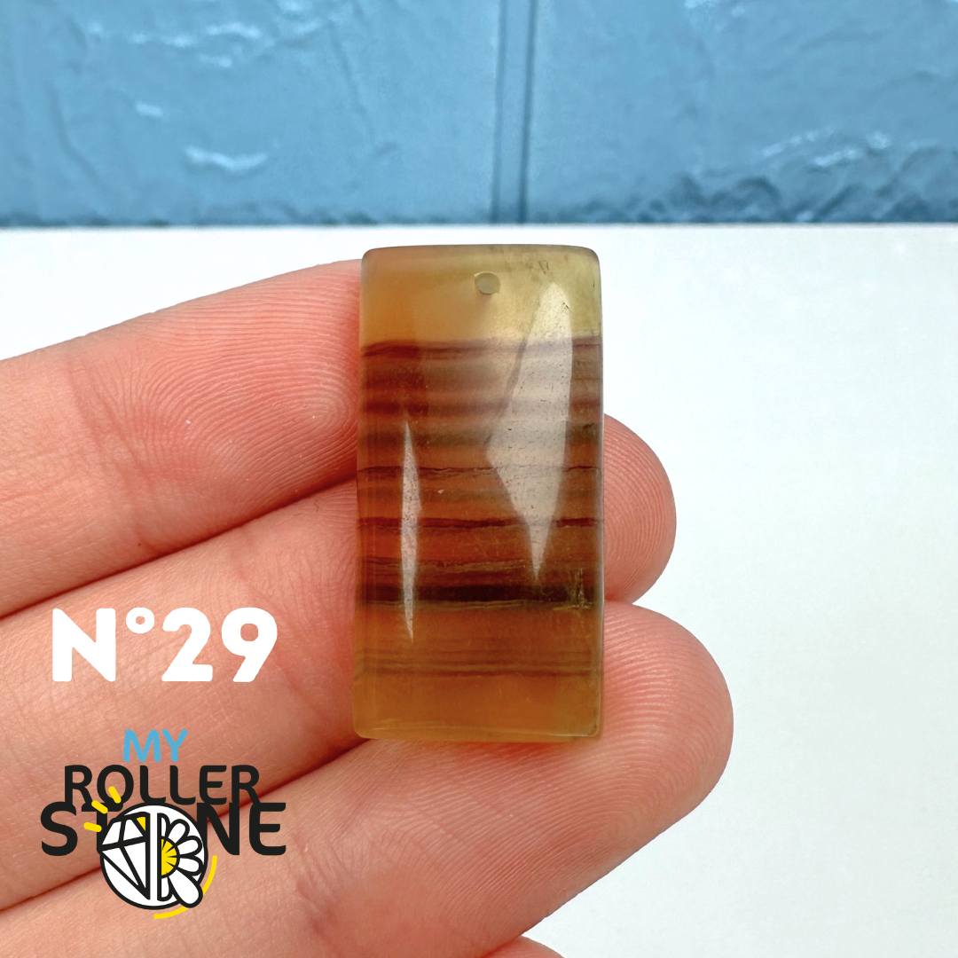 Pendentif Percé Fluorite 5A