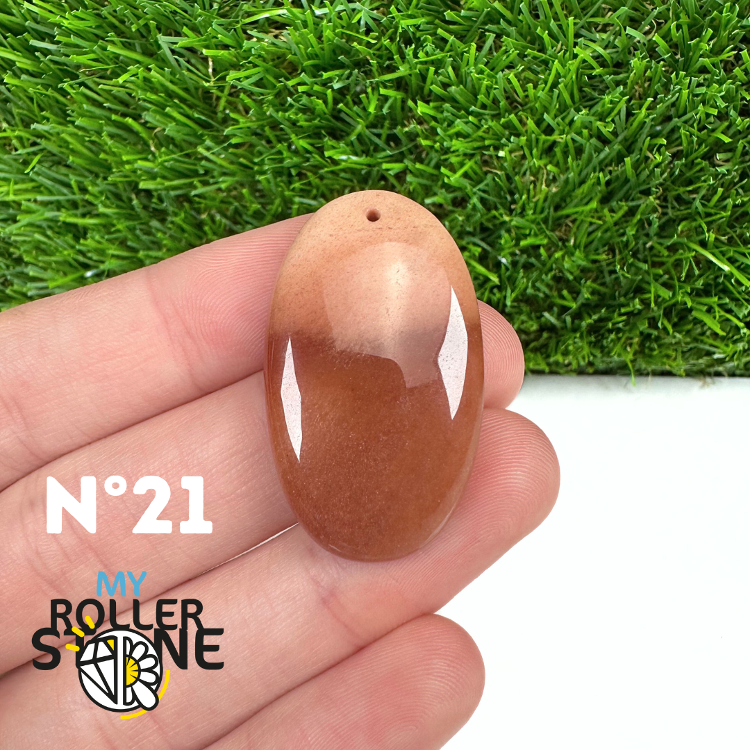 Pendentif Percé Amazonite Pêche