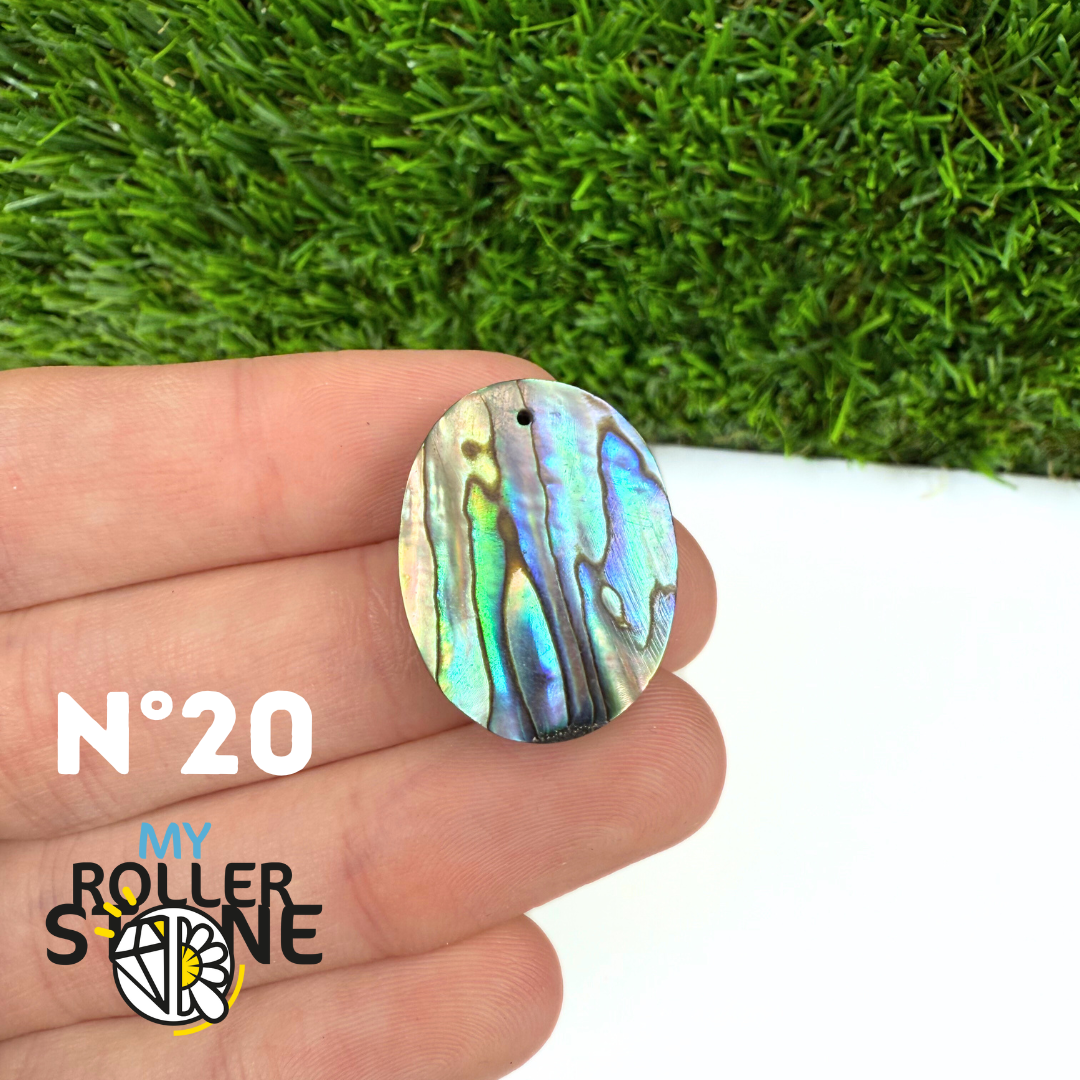 Pendentif en Abalone Forme Libre 5A