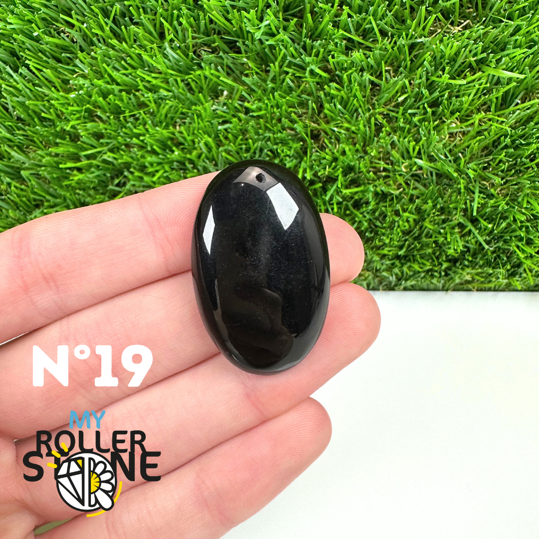 Pendentif Percé Tourmaline Noire