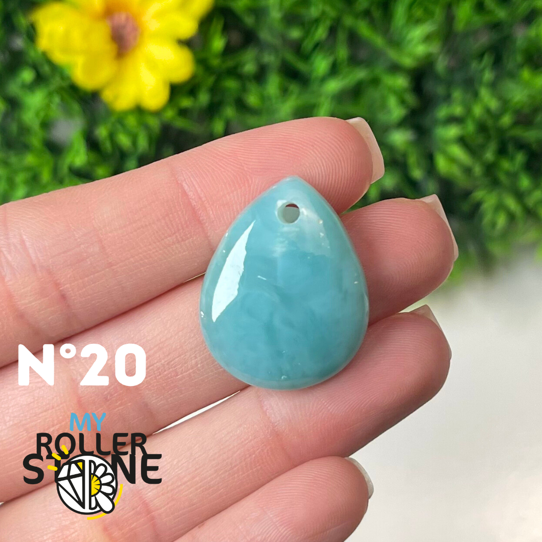 Pendentif Larimar 5A percé