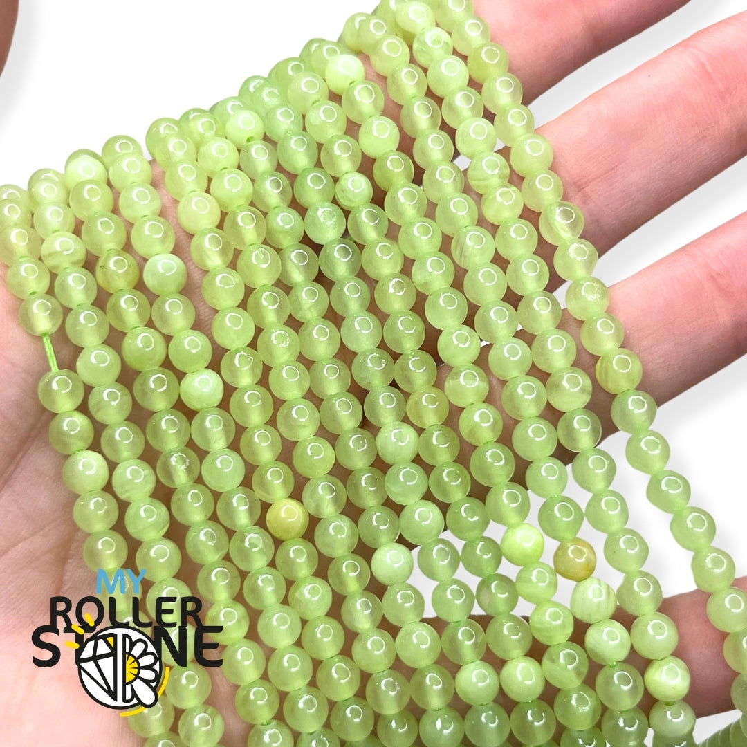 Perle Calcite verte 4 MM