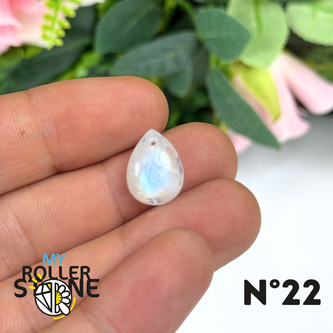 Petits Pendentifs Pierre de lune Forme Libre 5A