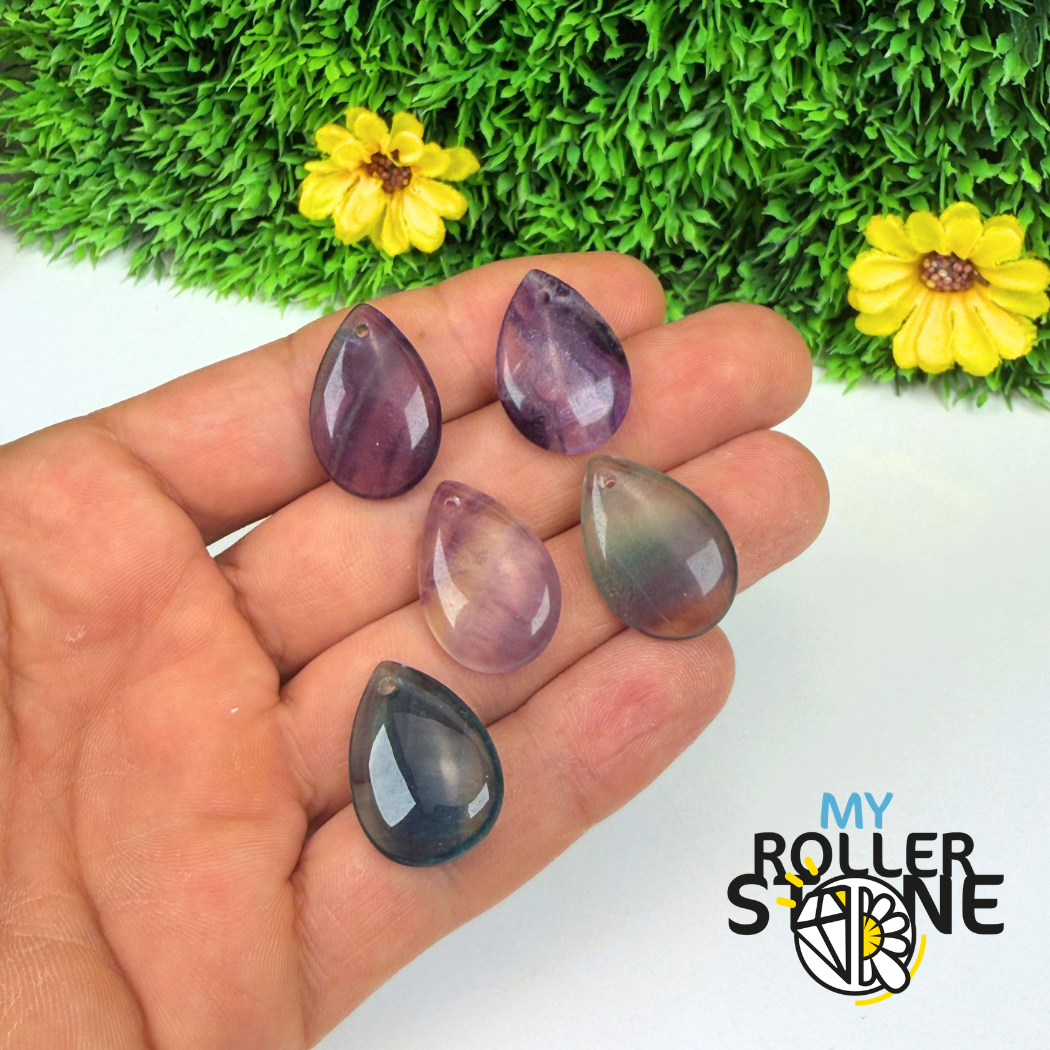 Pendentif Larme fluorite
