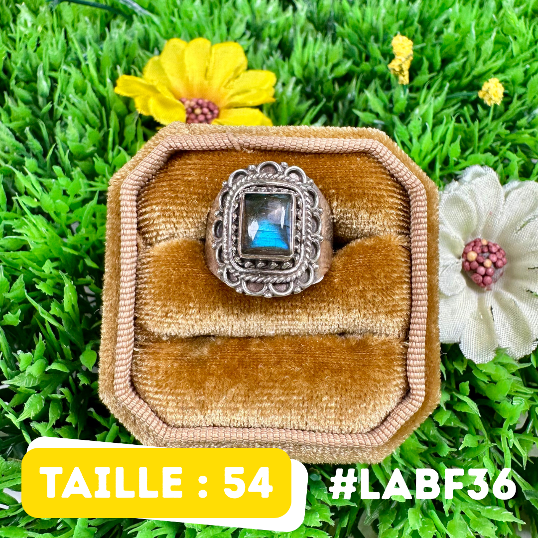 Bague Labradorite Bluefire #LABF36