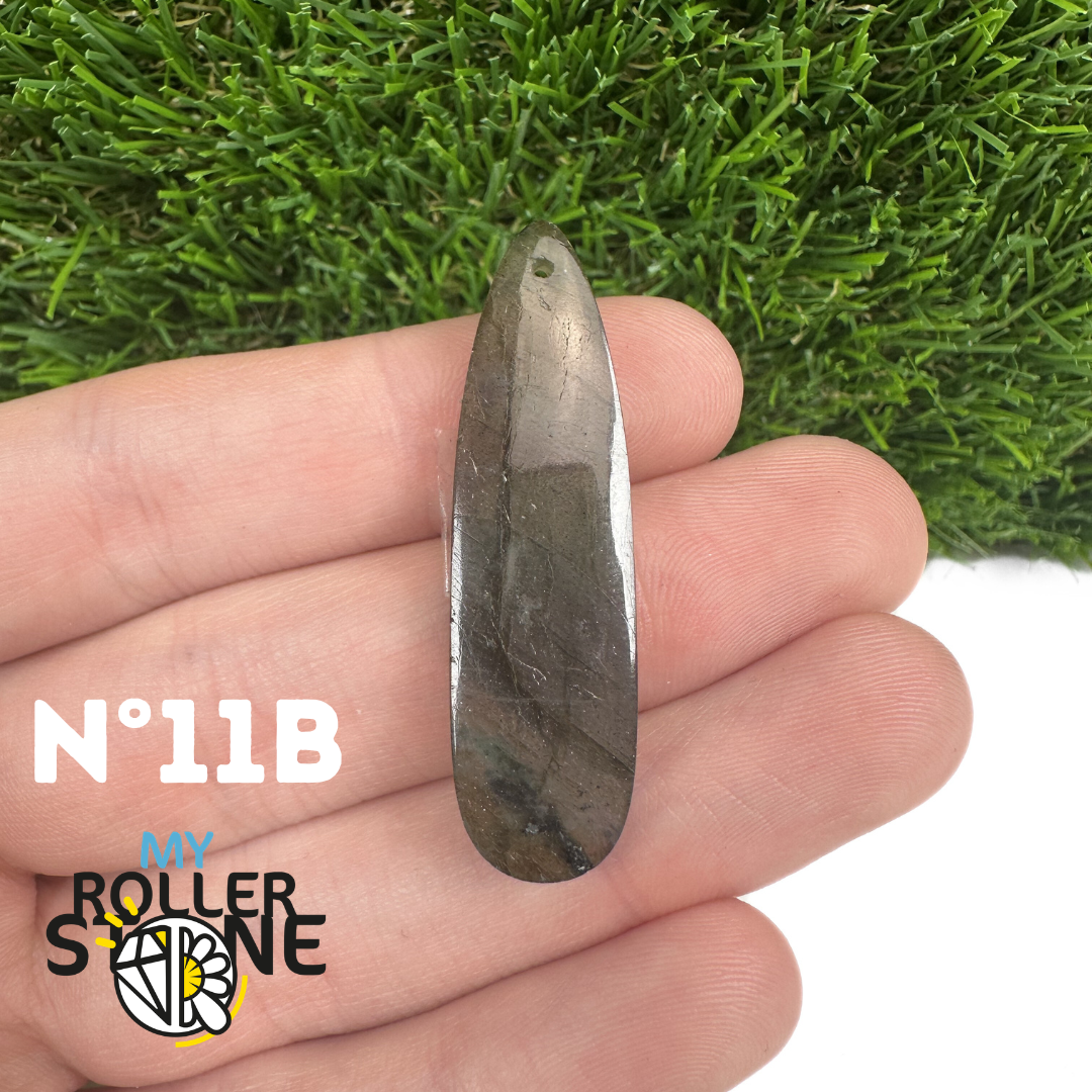 Pendentif Percé Labradorite Goutte