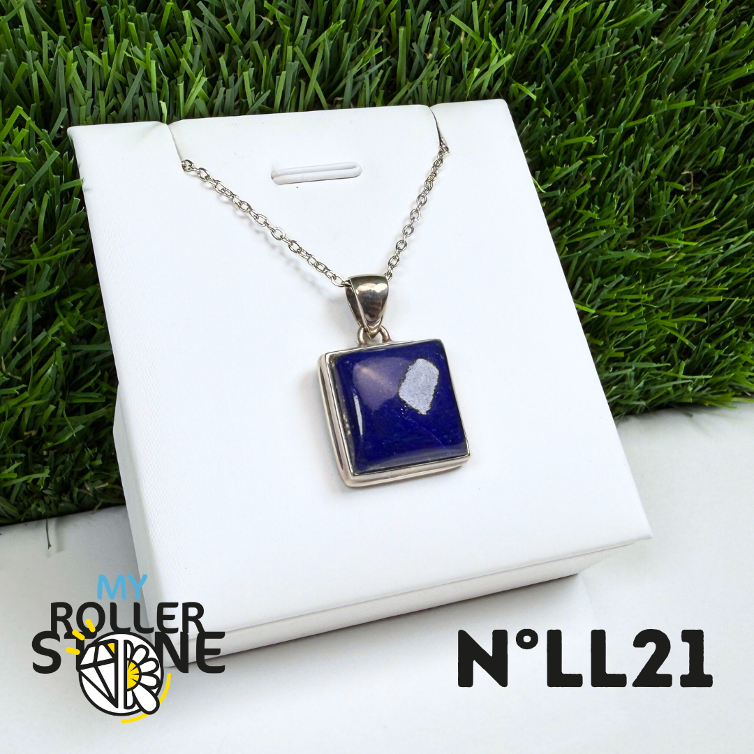 Pendentif Argent 925 Lapis Lazuli #21