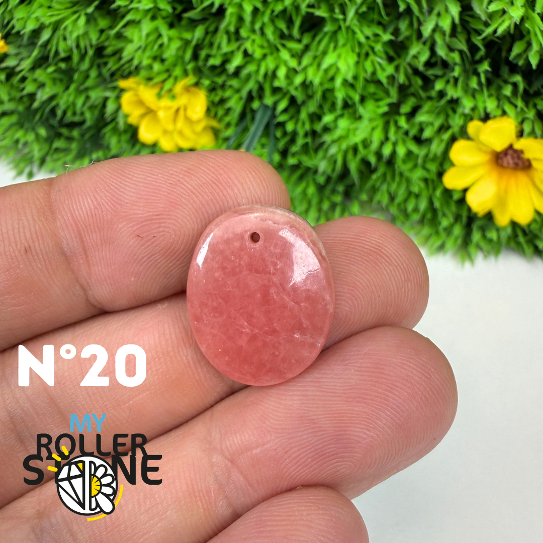 Pendentif percé Rhodochrosite Qualité gemme