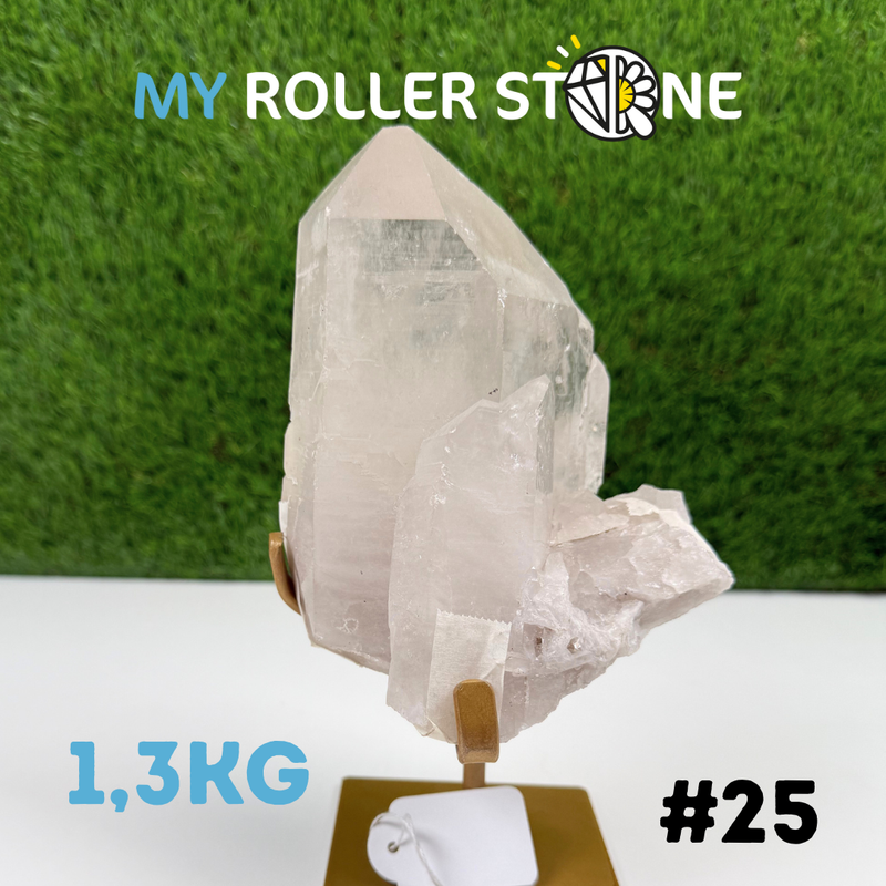Cristal de roche sur Support #25