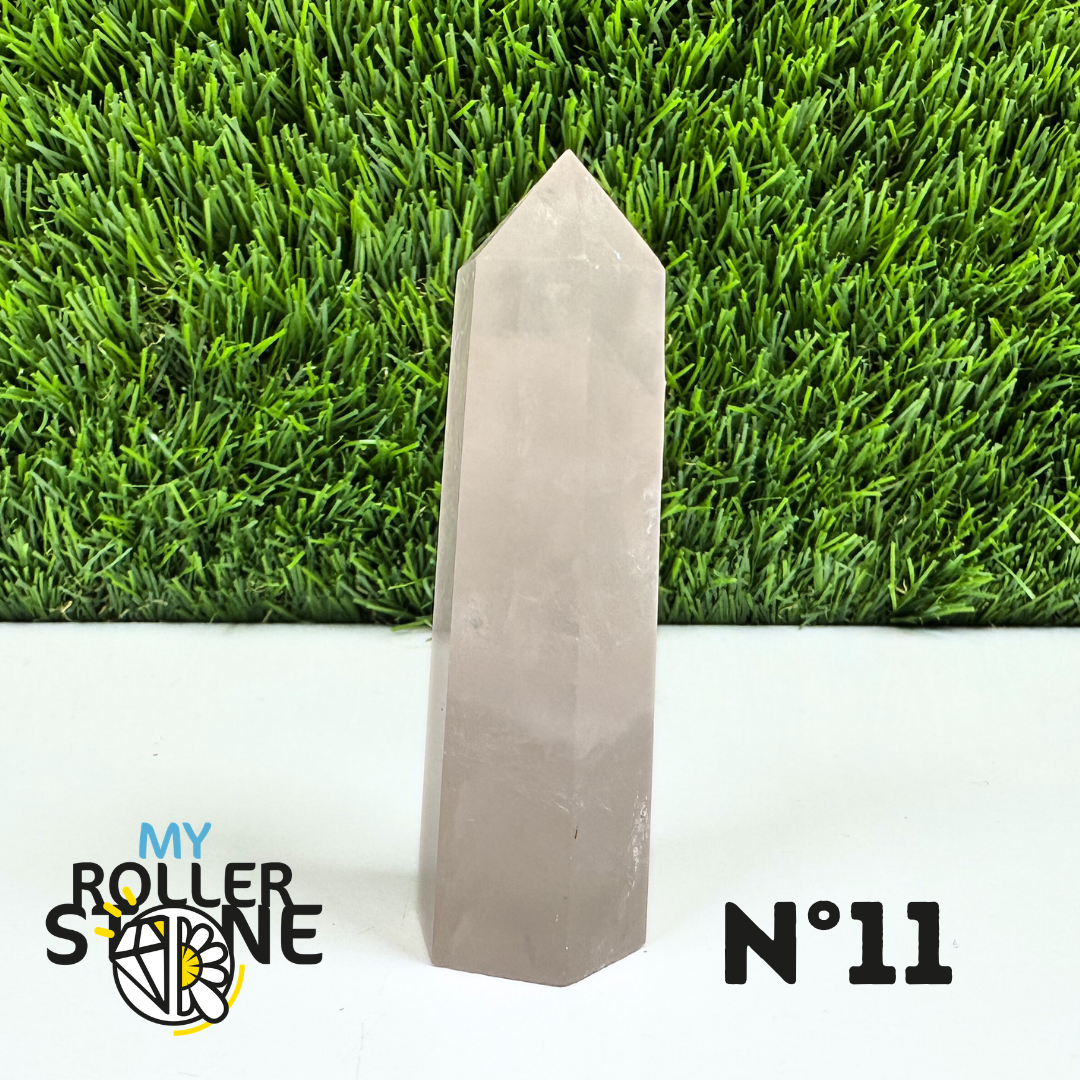 Pointes Pierre Quartz Rose