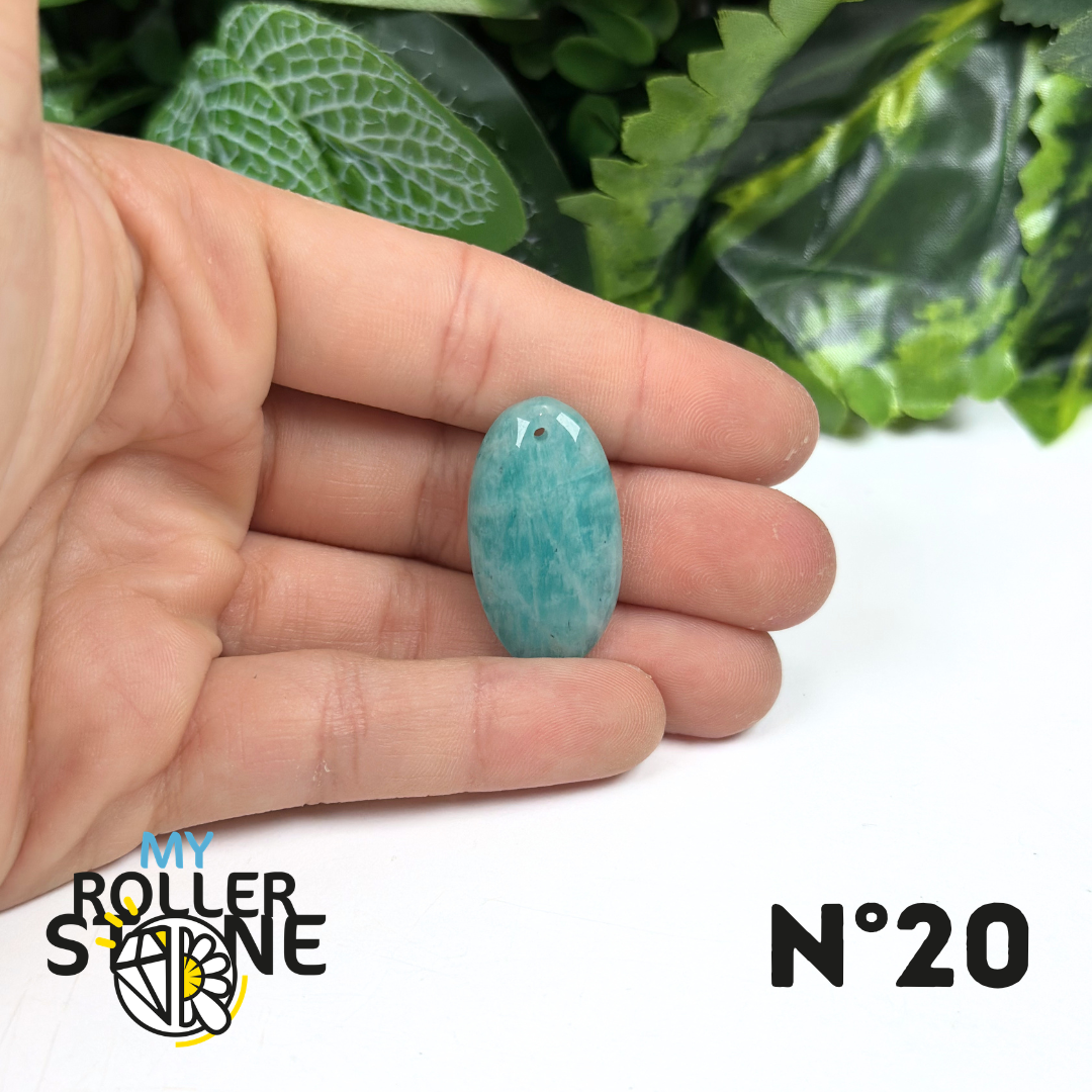 Pendentif Amazonite Brésil 5A