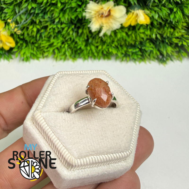 Bague Pierre de Soleil Argent 925 –SSFR33