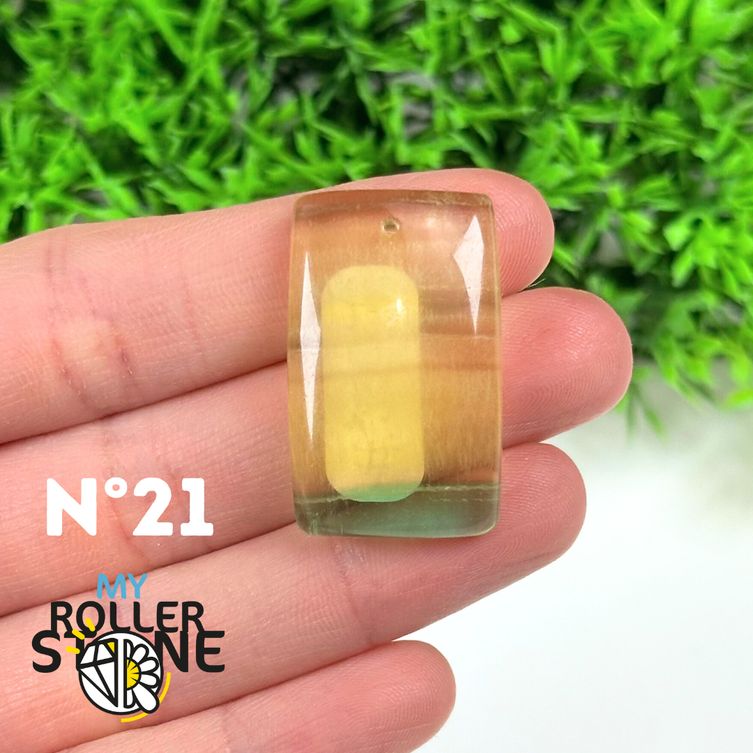 Pendentif Percé Fluorite 5A