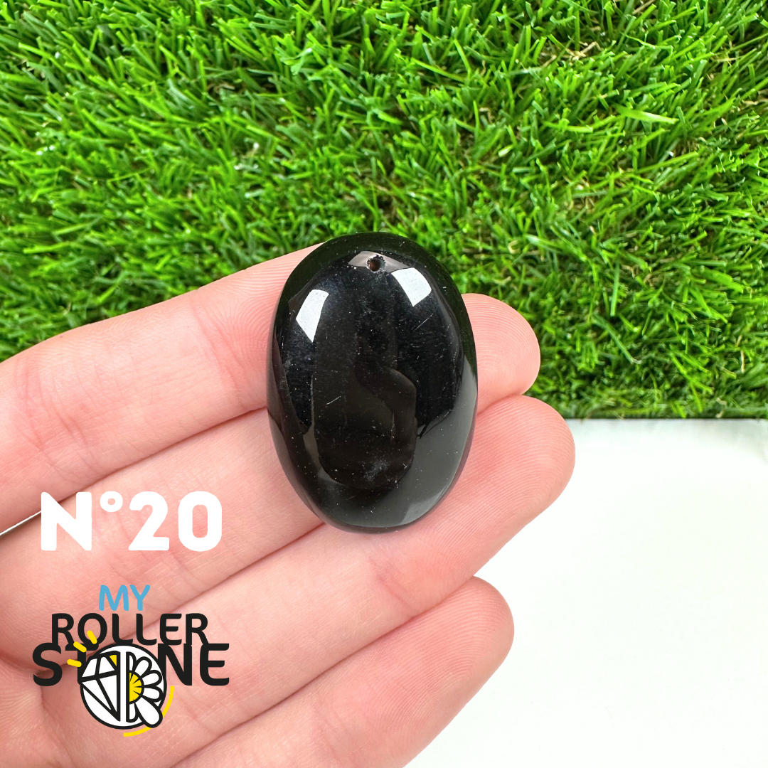 Pendentif Percé Tourmaline Noire