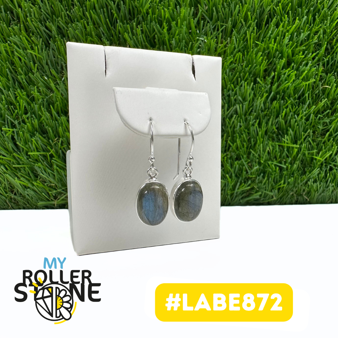 Boucles d'Oreilles Labradorite Argent 925 (LABE872)