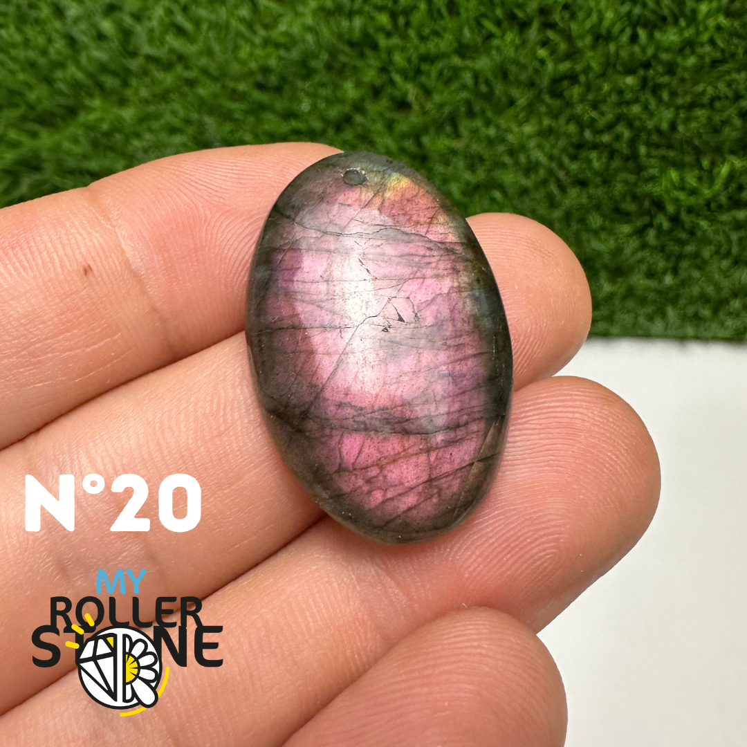Pendentifs Labradorite Violette forme Libre 5A