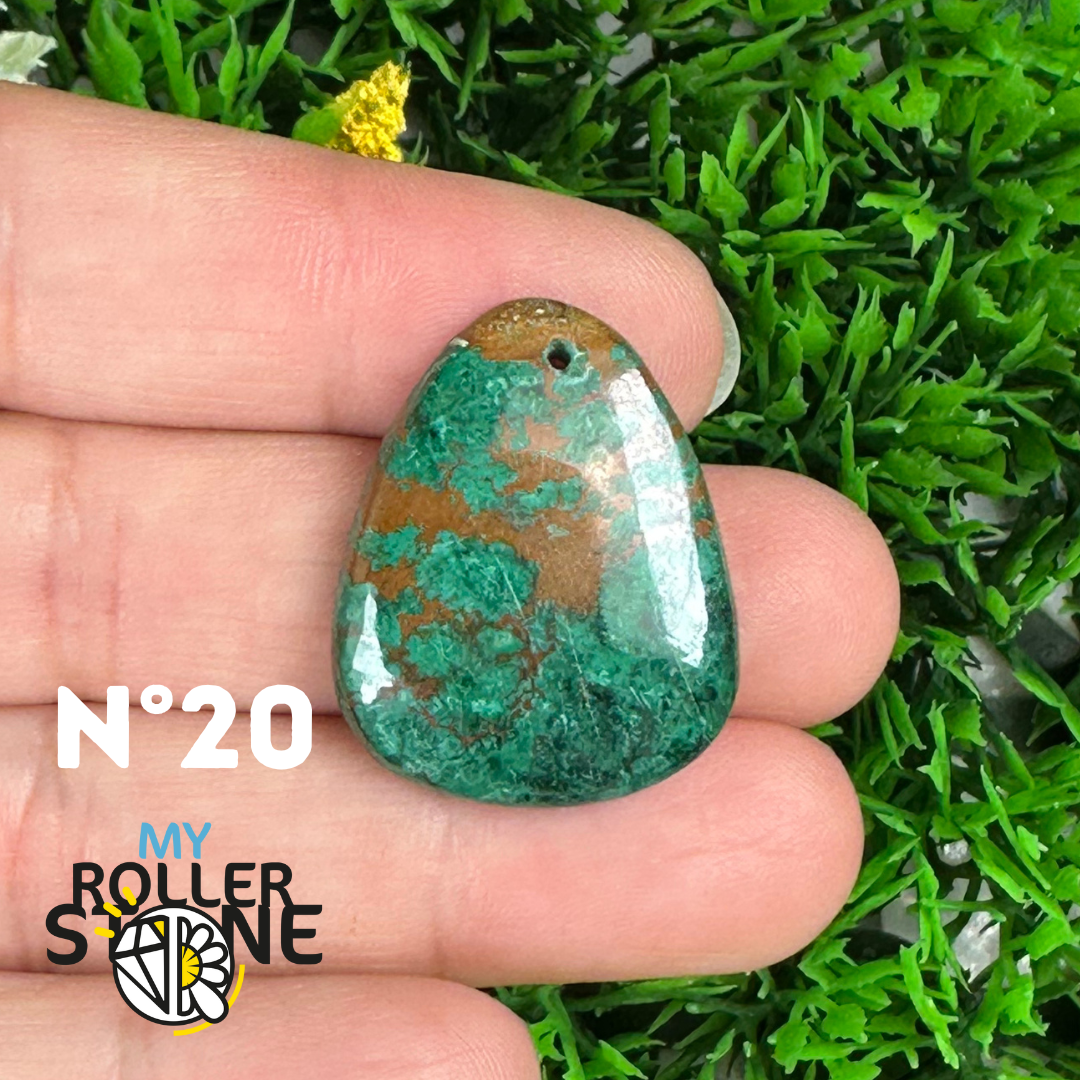 Pendentif Percé Chrysocolle