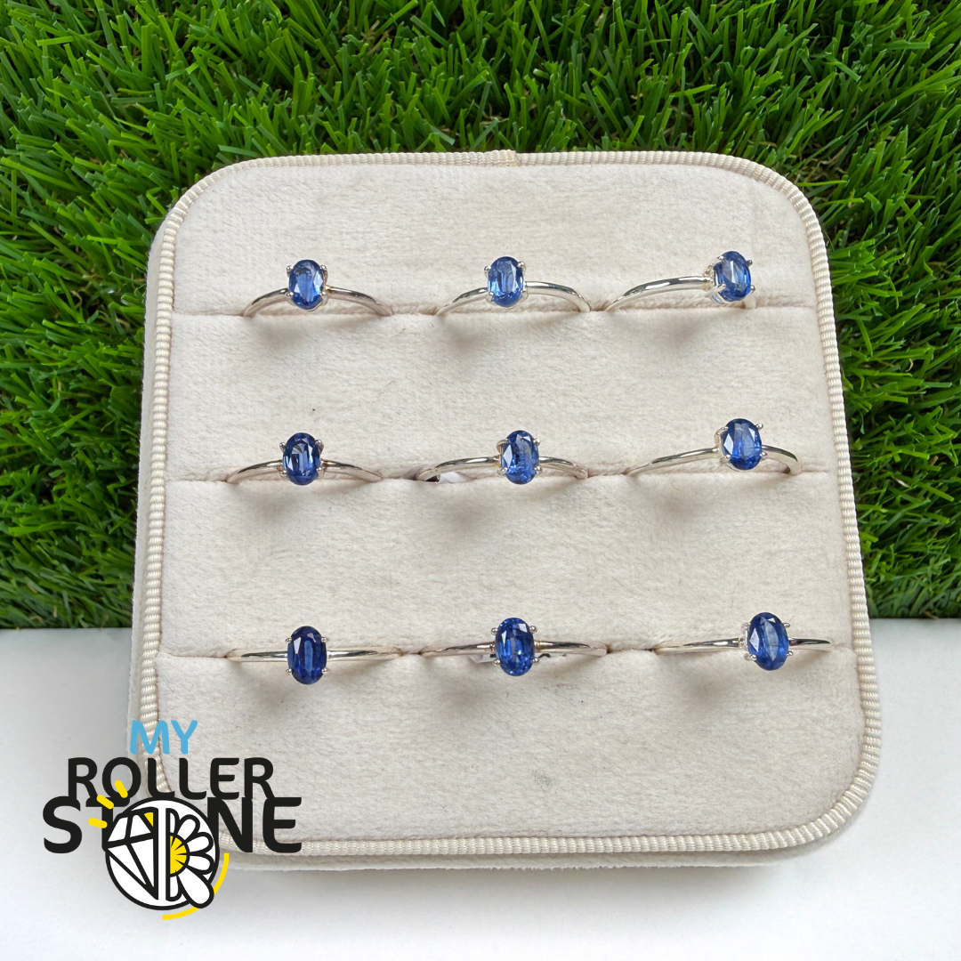 Bague Solitaire Kyanite Oval (4 tailles)