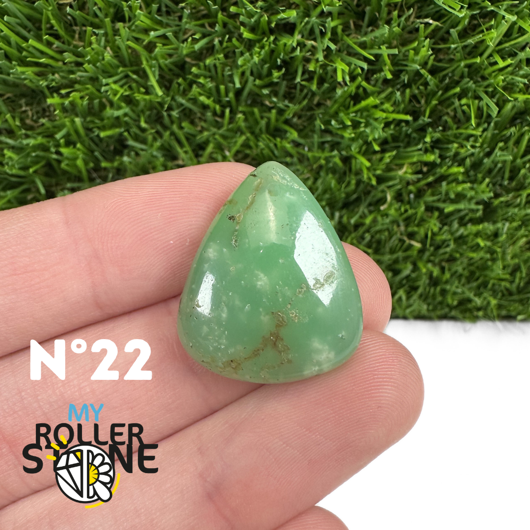 Pendentif Chrysoprase Percé