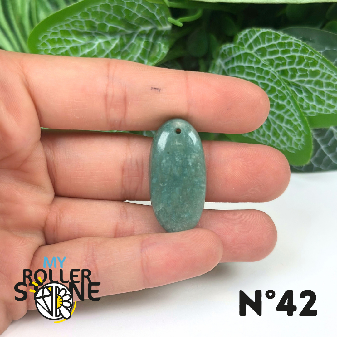 Pendentif Amazonite Brésil 5A
