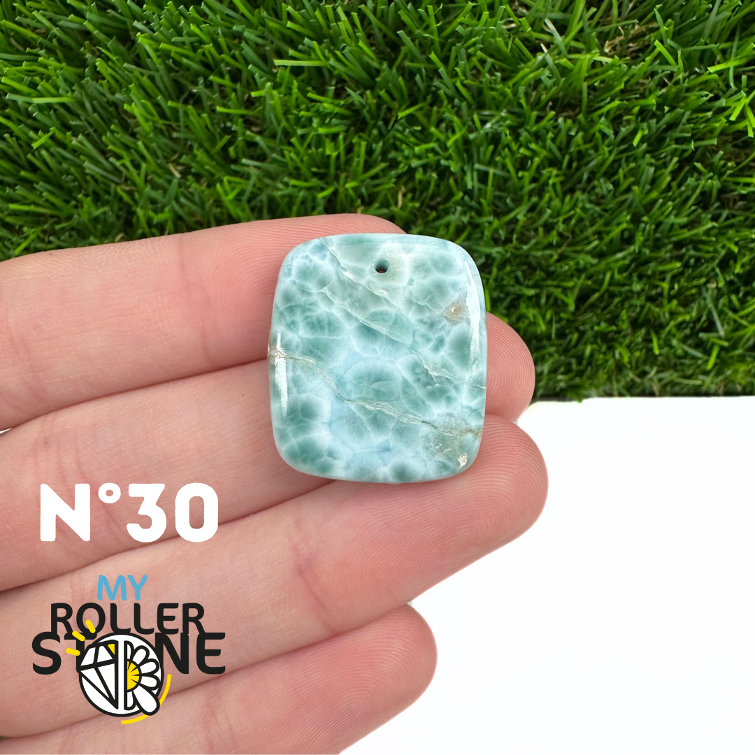 Pendentif Larimar 5A percé