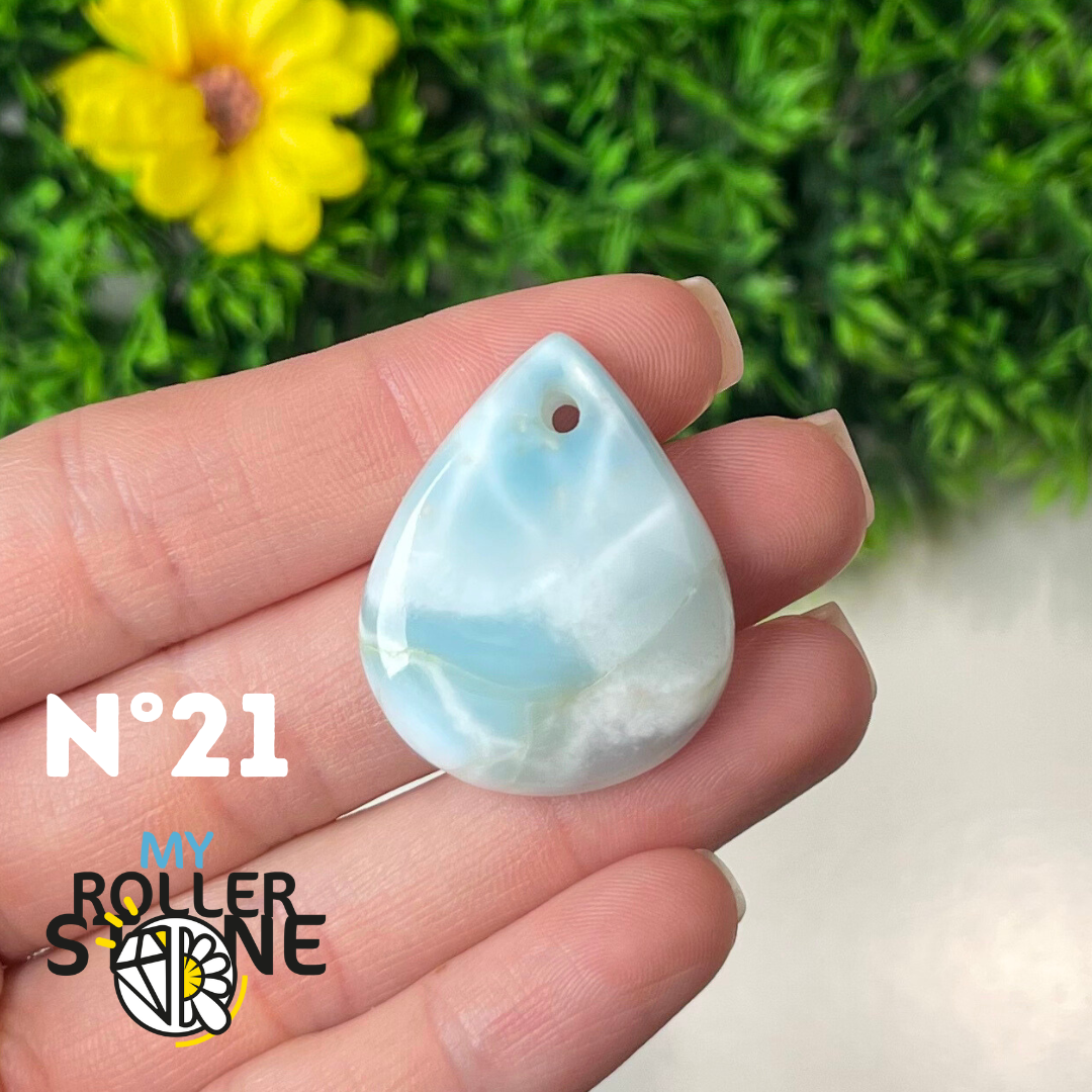 Pendentif Larimar 5A percé