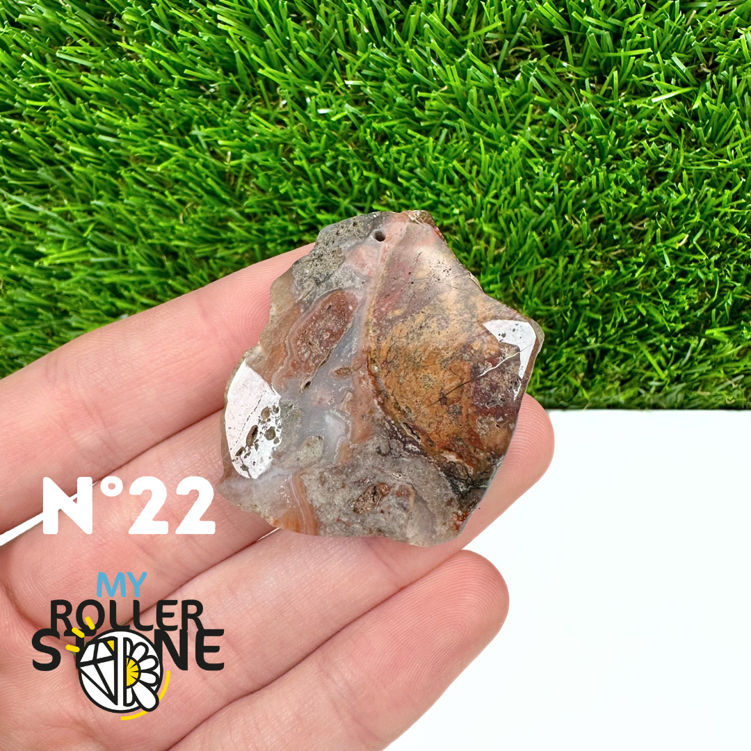 Pendentif Percé Aquaprase tranche 5A