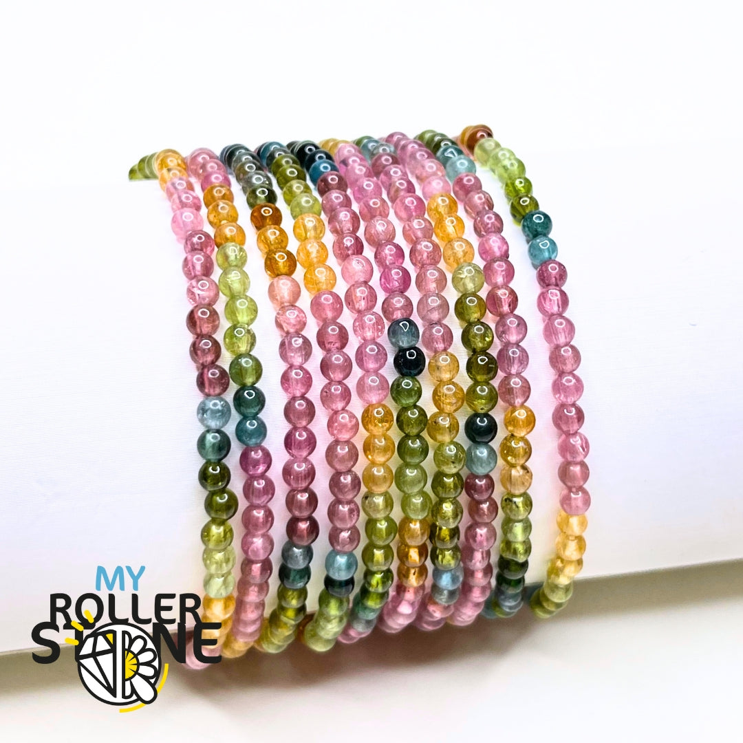 Bracelet tourmaline multicolore 7A