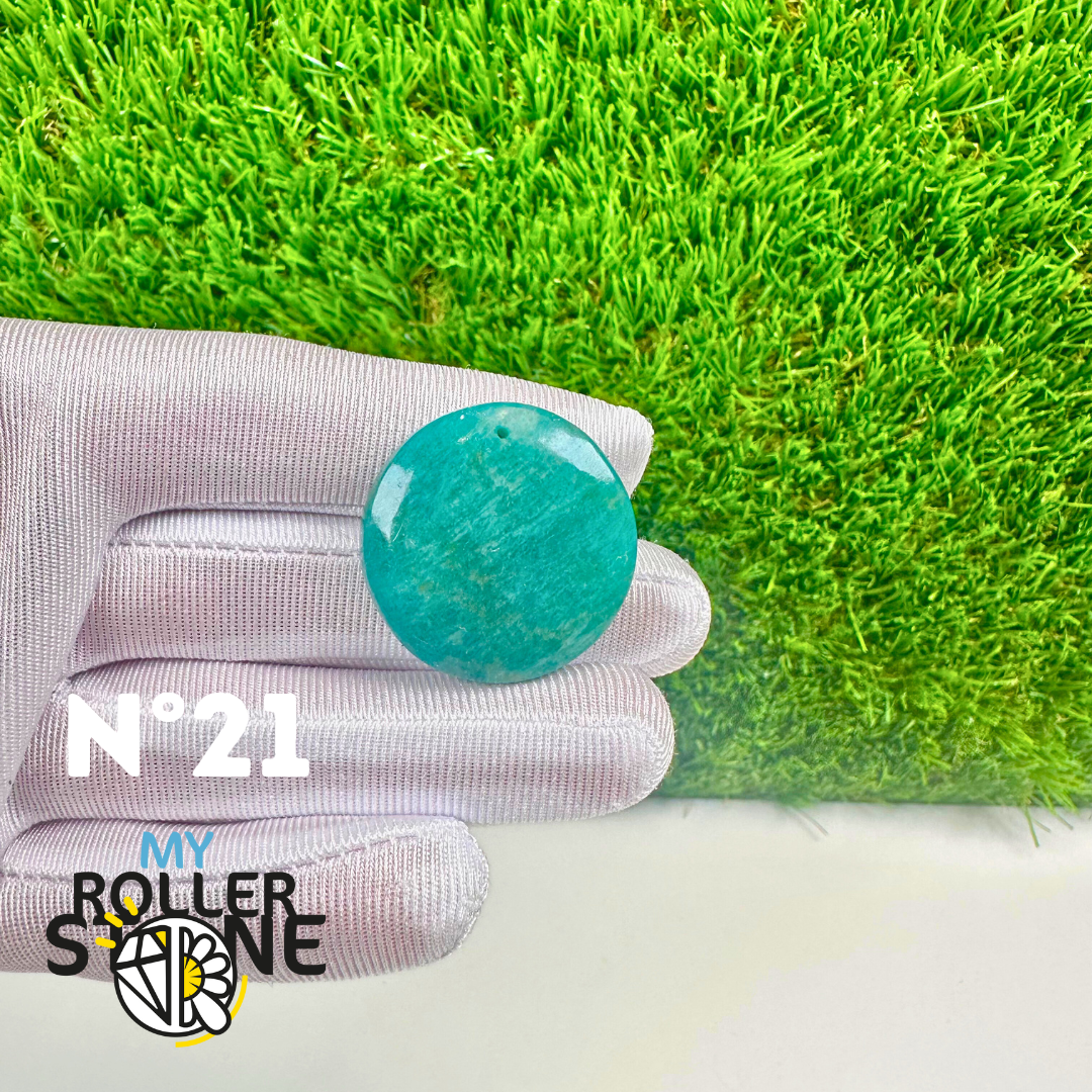 Pendentif Amazonite bleue