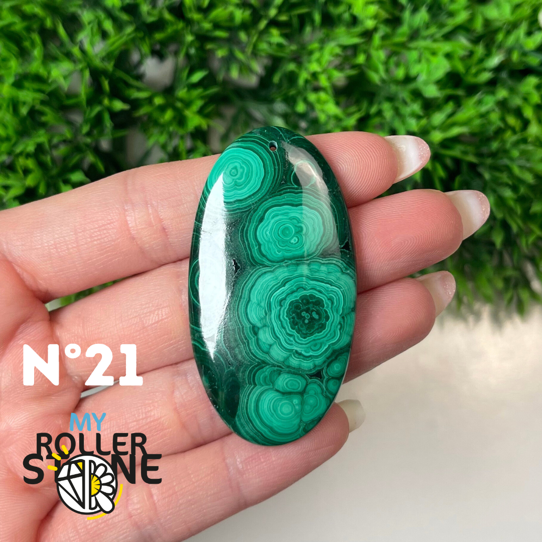 Pendentif Malachite 5A percé