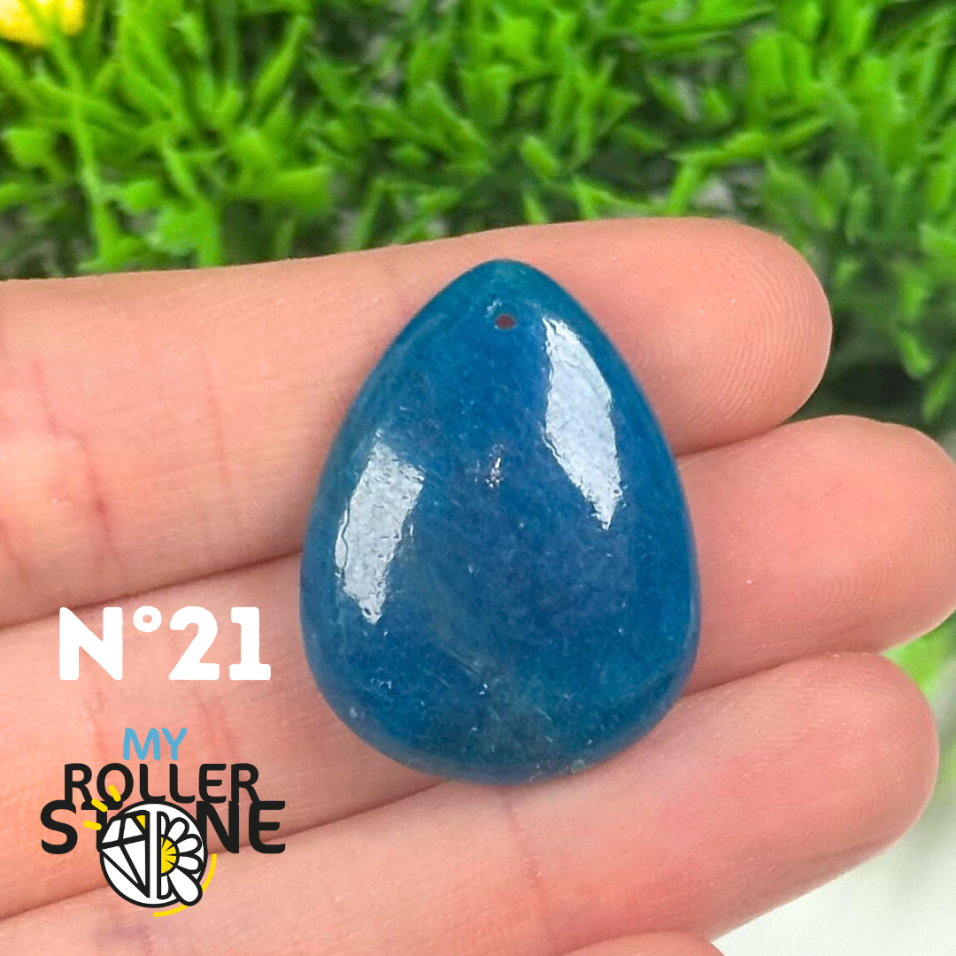 Pendentif Apatite bleue 5A