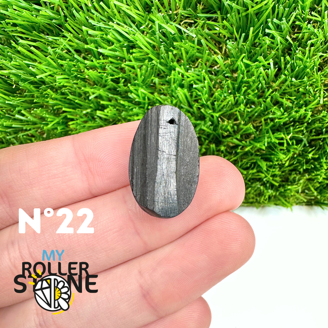 Pendentif Perce Tourmaline Noire 5A