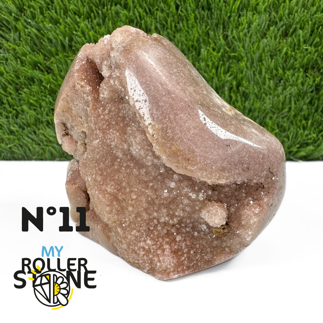 Géode Améthyste Rose du Brésil #11