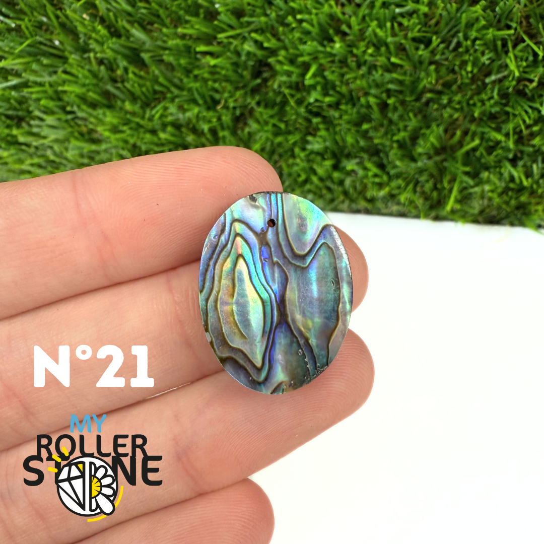 Pendentif en Abalone Forme Libre 5A