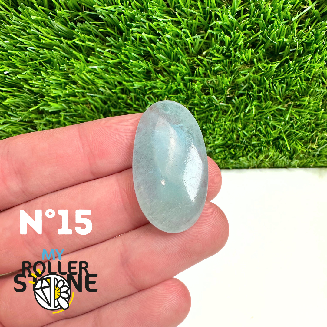 Pendentif Percé Aigue marine 5A