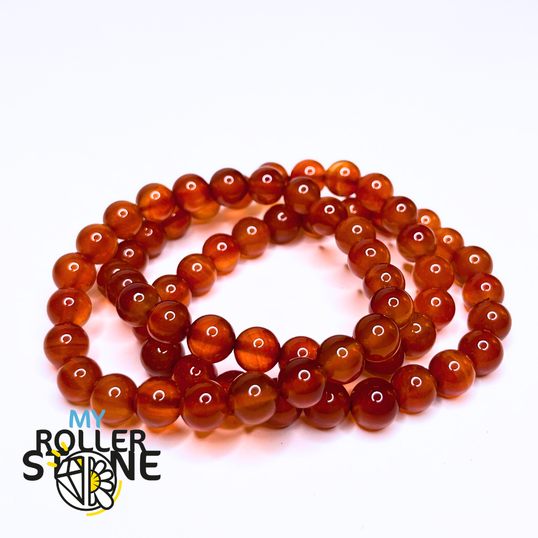 Bracelet Agate Rouge 5A