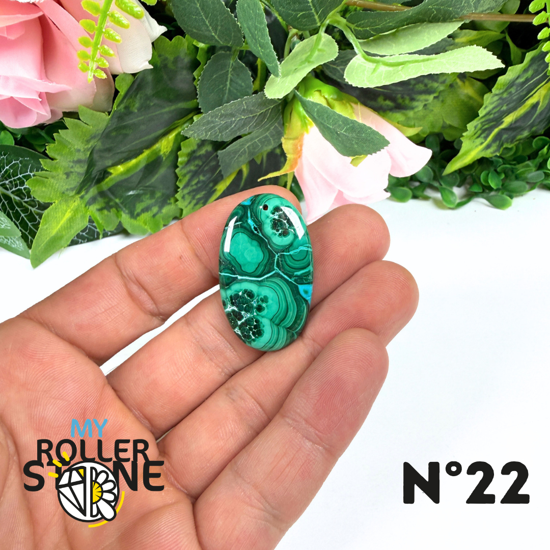 Pendentif Malachite Percé 5A
