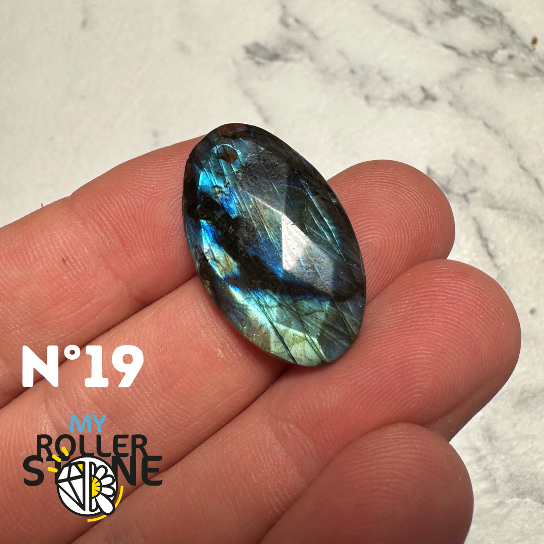 Pendentifs Labradorite forme Libre Facettée