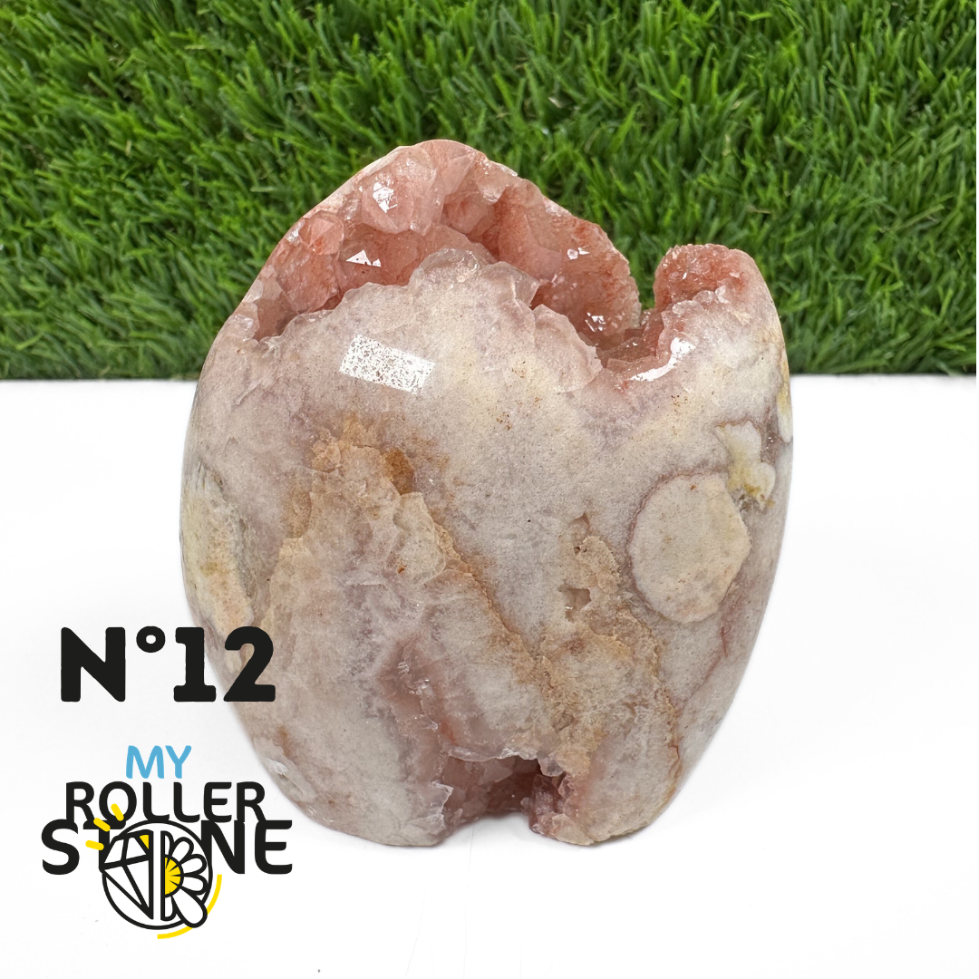 Géode Améthyste Rose du Brésil #12