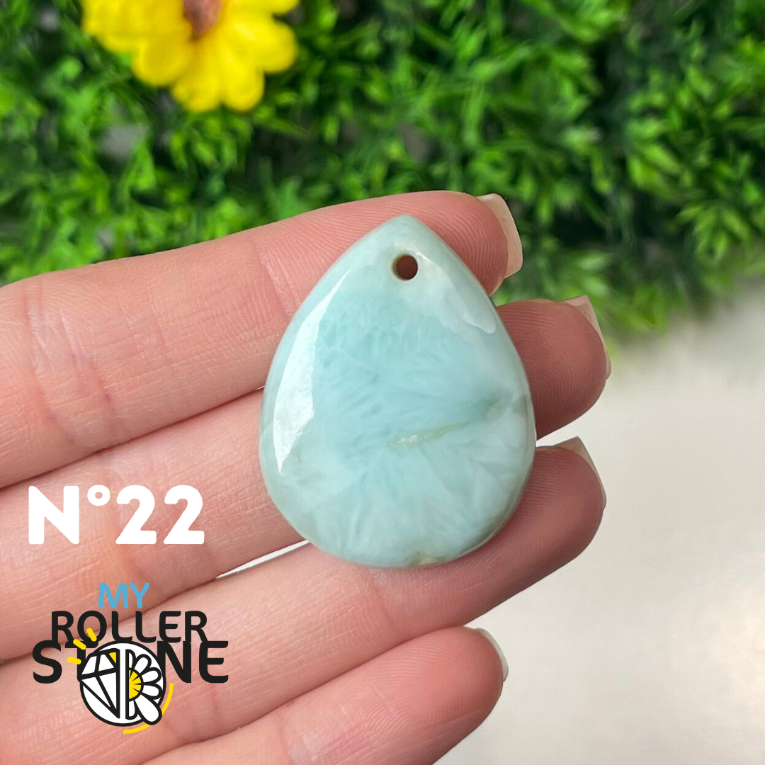 Pendentif Larimar 5A percé