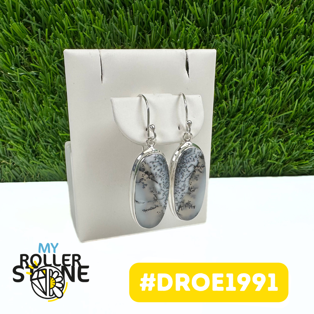 Boucles d'Oreilles Opale Dendritique #DROE1991