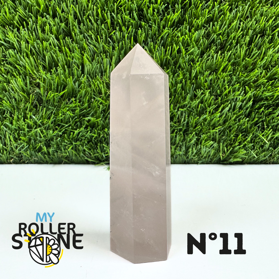 Pointes Pierre Quartz Rose