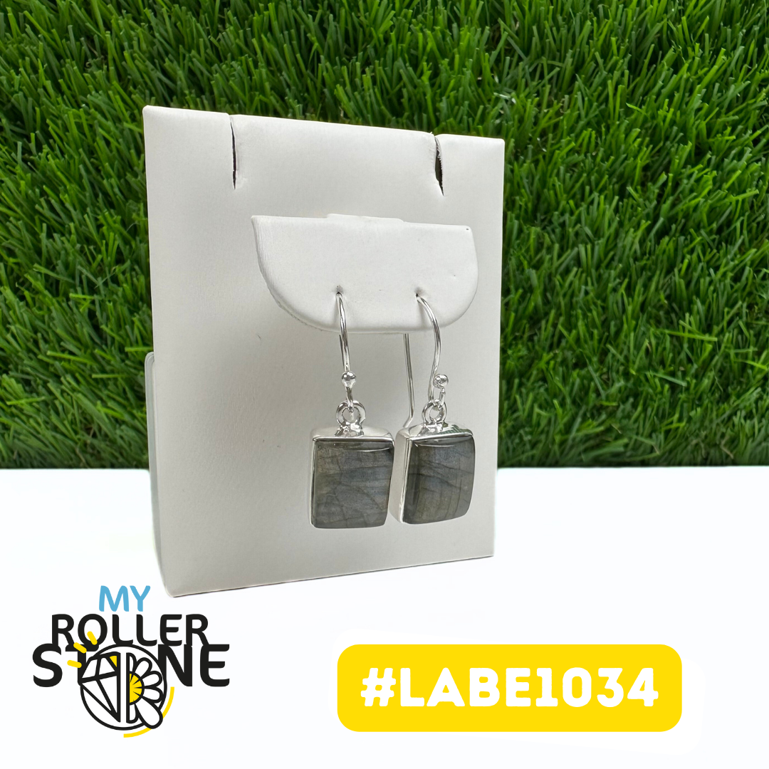 Boucles d'Oreilles Labradorite Argent 925 (LABE1034)