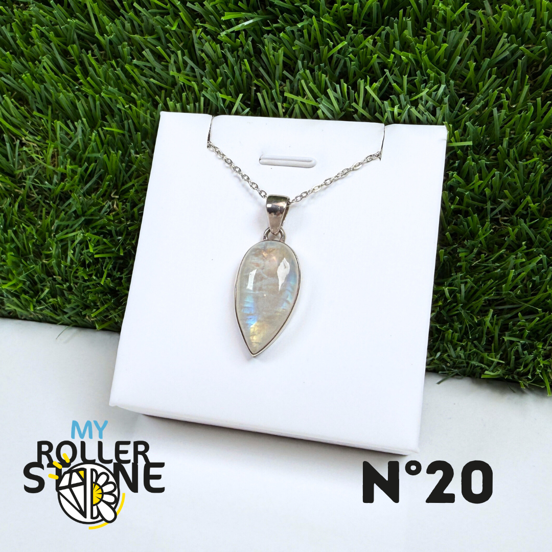 Pendentif Pierre de Lune Argent #20