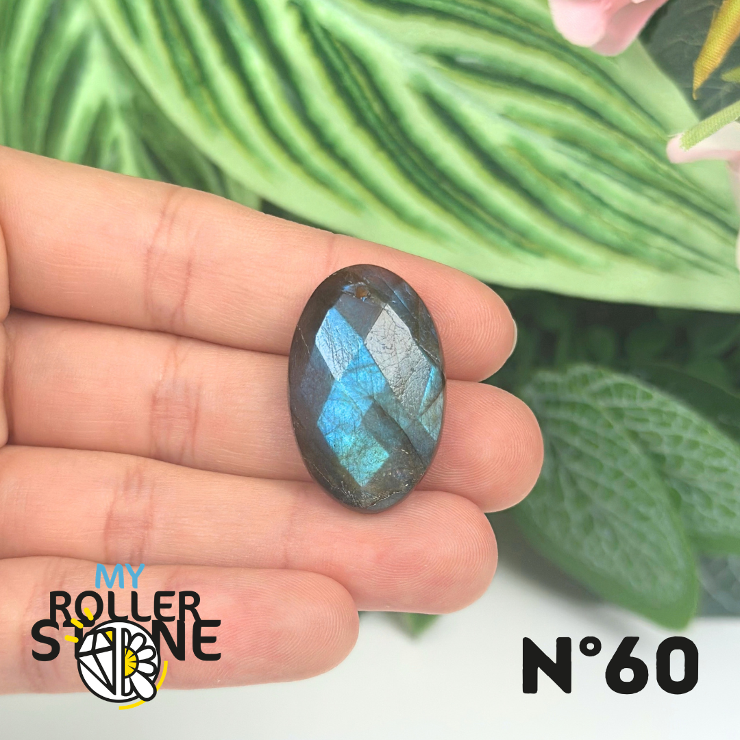 Pendentifs Labradorite Blue Fire Facettée 5A