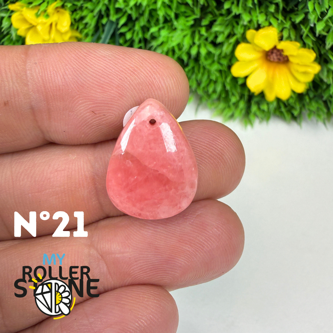 Pendentif percé Rhodochrosite Qualité gemme