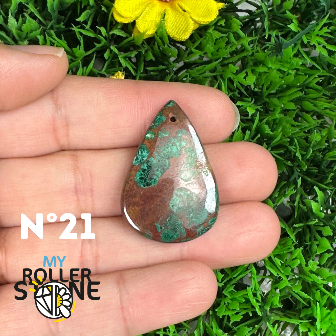 Pendentif Percé Chrysocolle